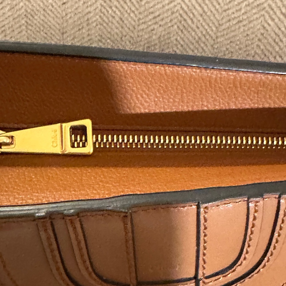 Chloé Tan Two Way Marcie Shoulder Bag Clutch-NWOT - Picture 9 of 16